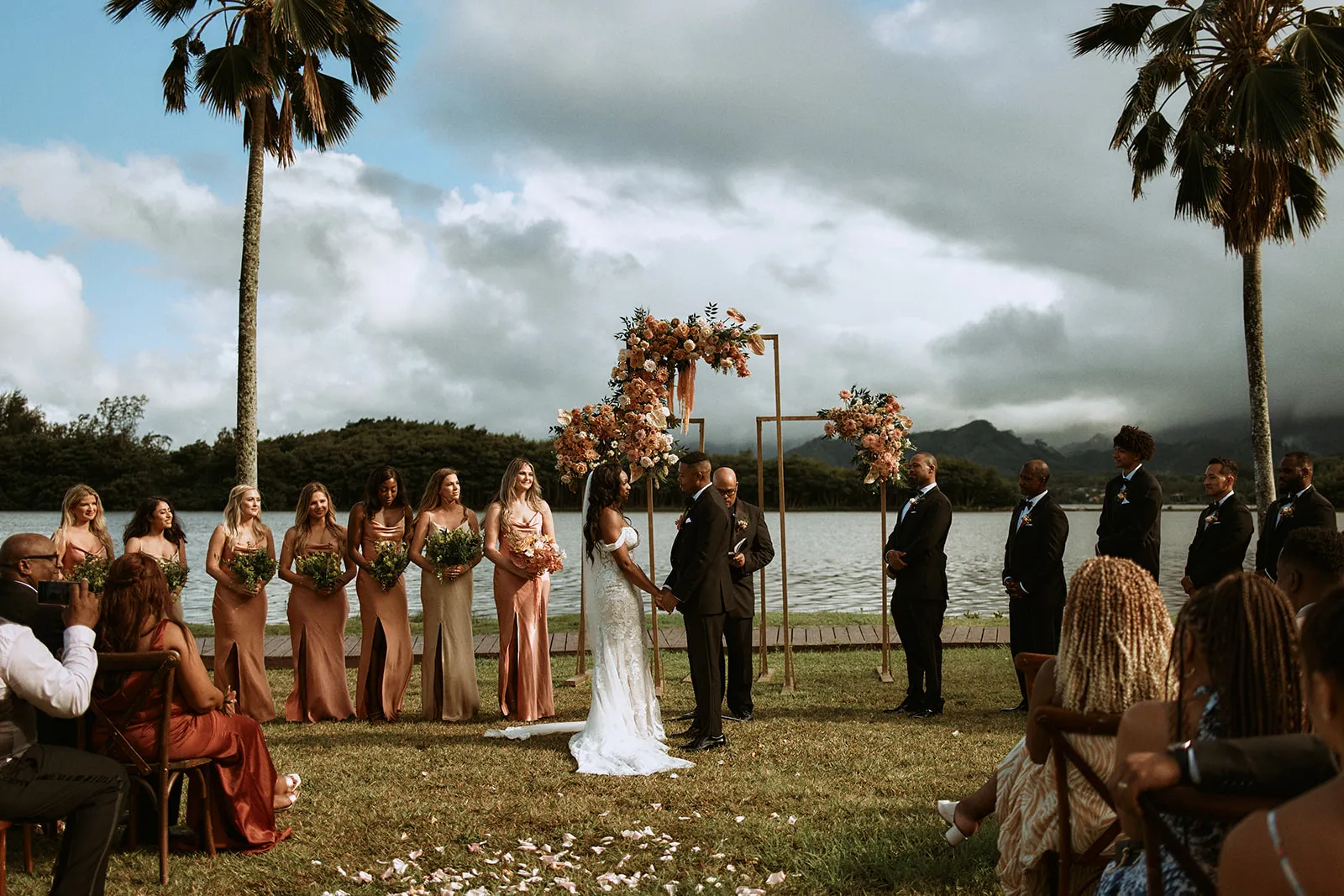 Ceremony - Wedding at Kualoa Ranch in Honolulu, Hawaii