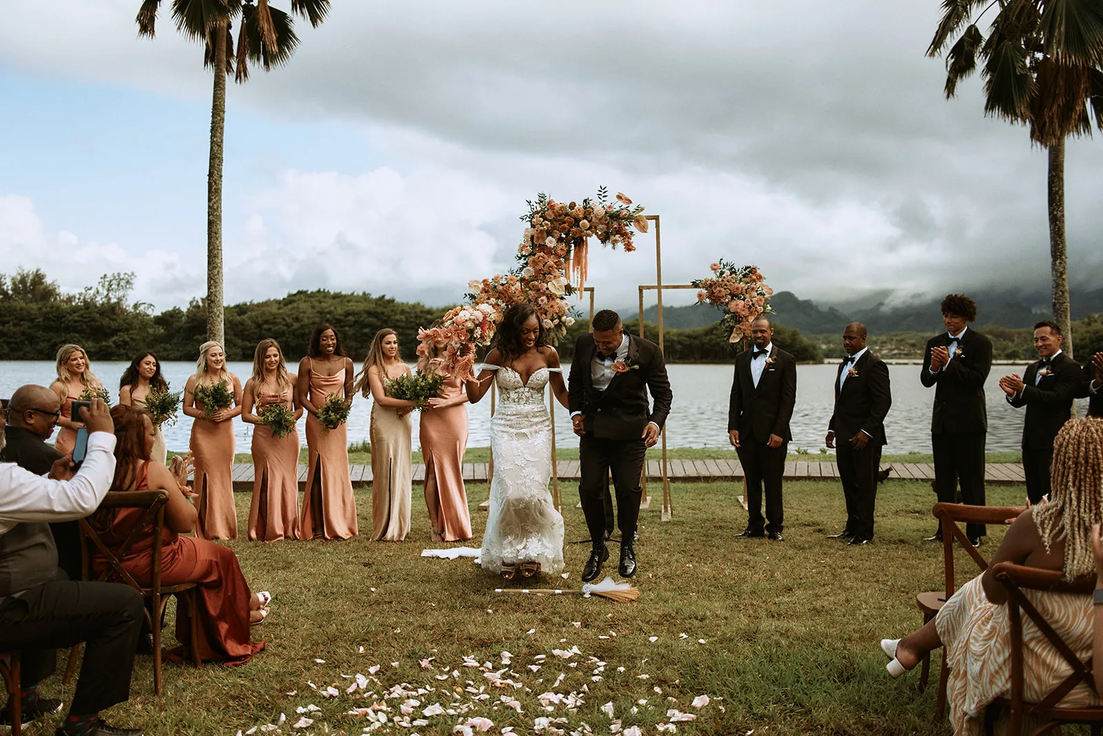 Ceremony - Wedding at Kualoa Ranch in Honolulu, Hawaii