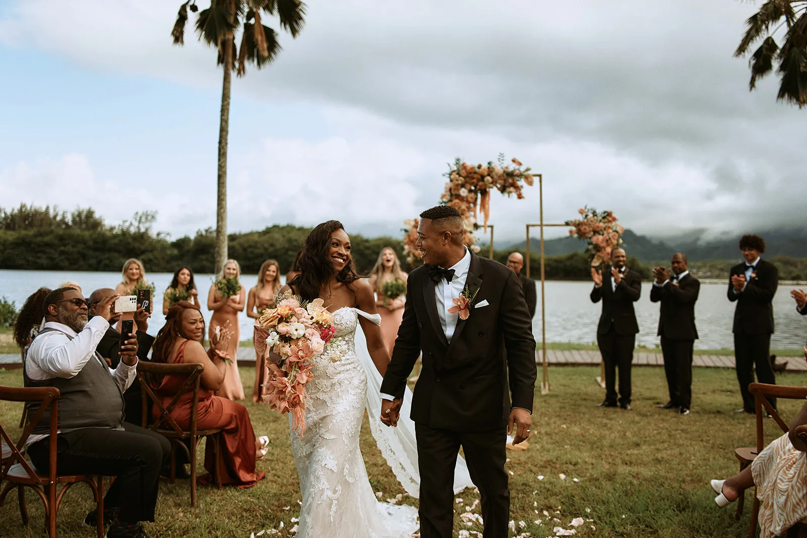 Ceremony - Wedding at Kualoa Ranch in Honolulu, Hawaii