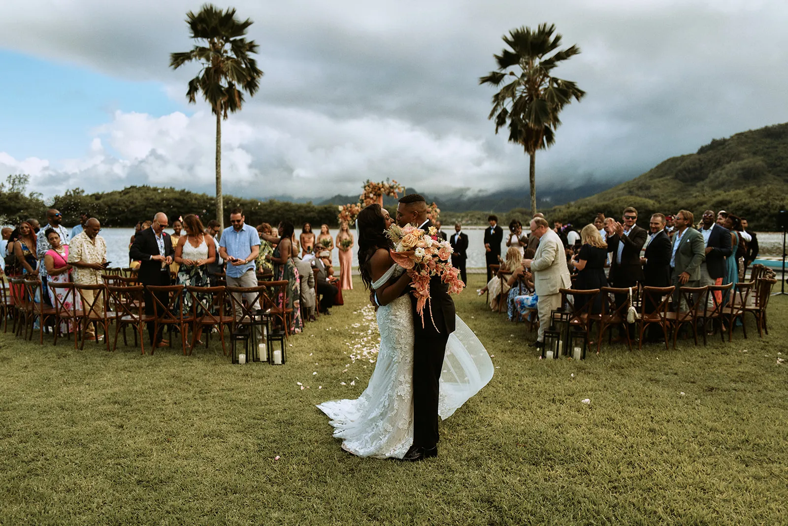 Ceremony - Wedding at Kualoa Ranch in Honolulu, Hawaii