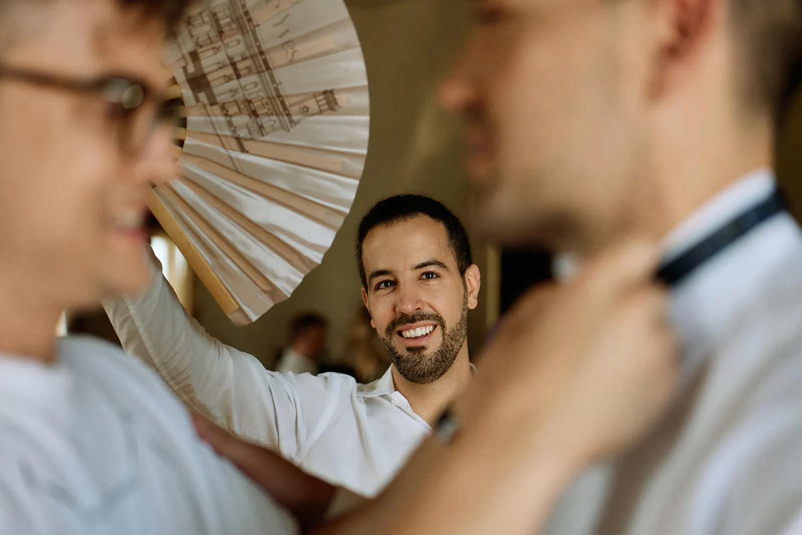 Getting Ready - Same Sex Wedding in Como Lake