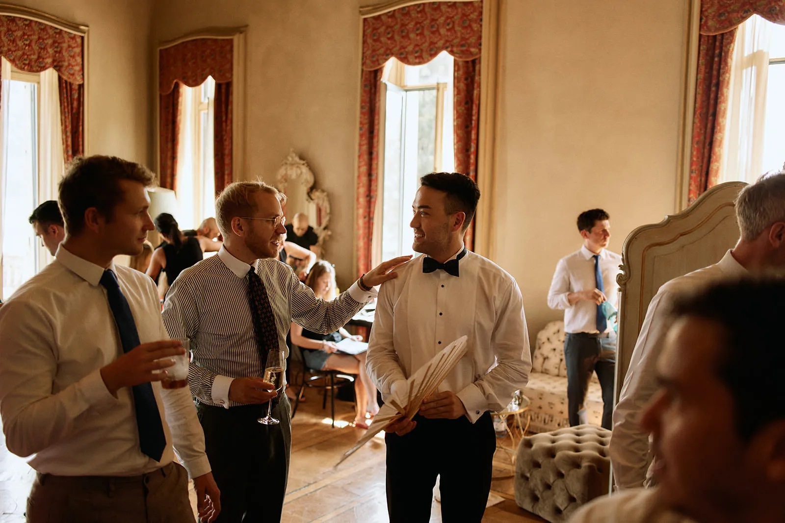 Getting Ready - Same Sex Wedding in Como Lake