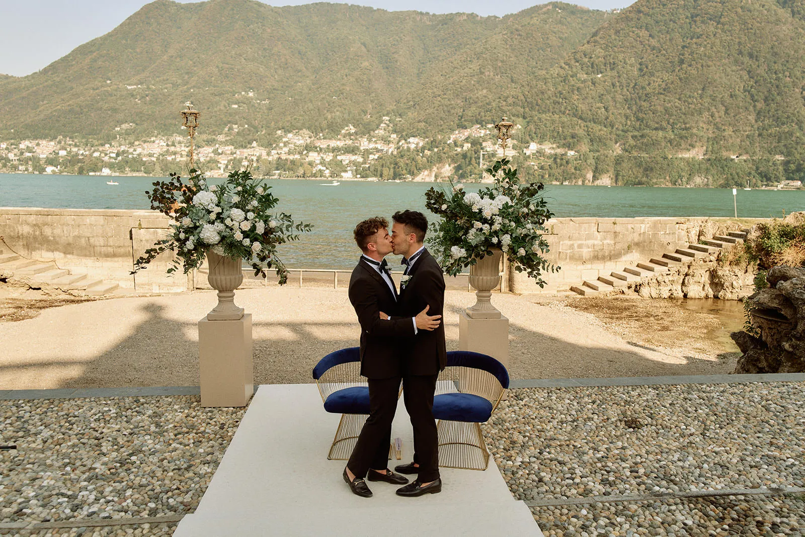 Ceremony - Same Sex Wedding in Como Lake