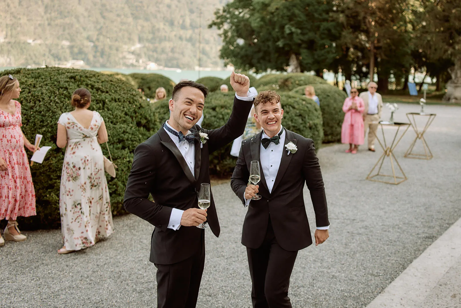 Cocktail - Same Sex Wedding in Como Lake