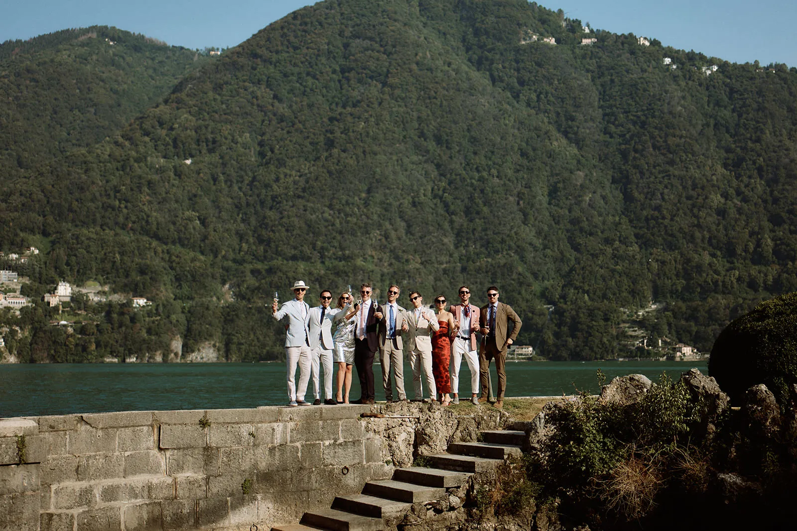 Cocktail - Same Sex Wedding in Como Lake