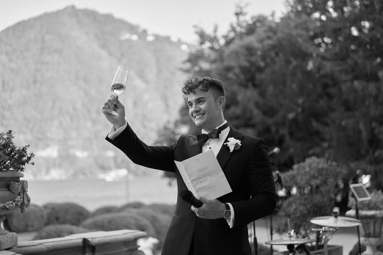 Cocktail - Same Sex Wedding in Como Lake