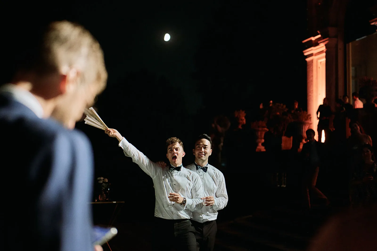 Fireworks - Same Sex Wedding in Como Lake