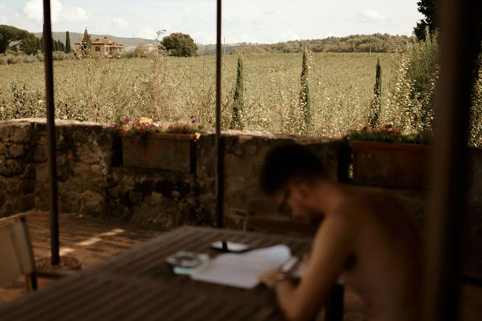 Getting Ready Groom - Wedding Photography at Terre di Nano, Tuscany