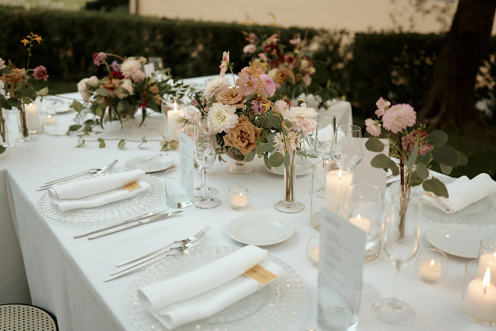 Table setting - Wedding Photography at Terre di Nano, Tuscany