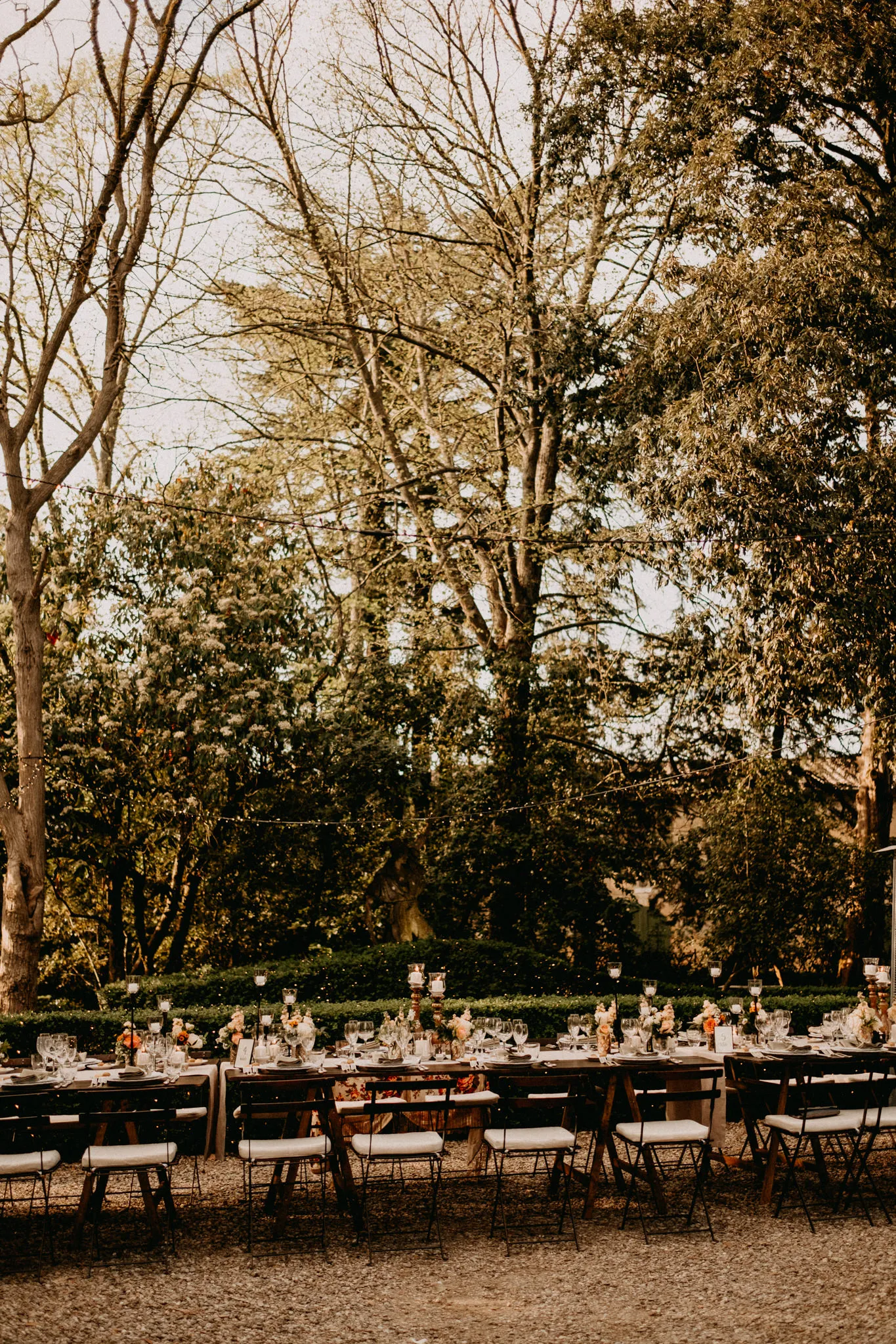 Wedding at Borgo Stomennano, Tuscany - Table setting