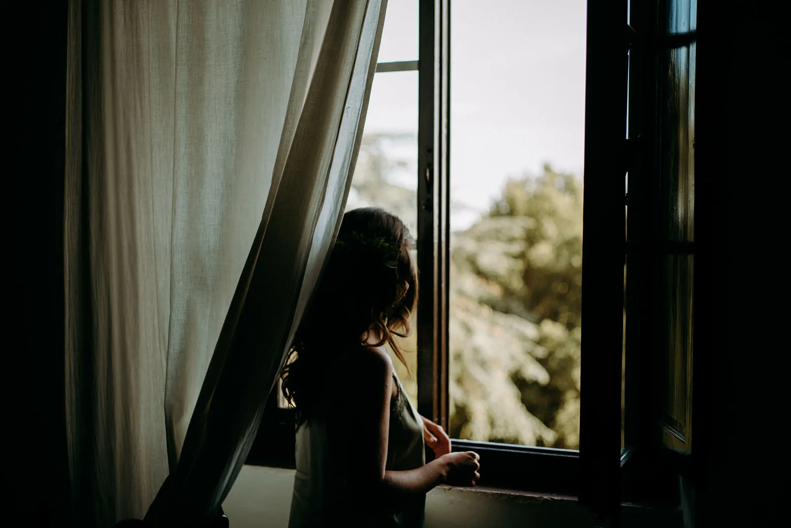 Bride's getting ready-Wedding in Chianti, Tuscany