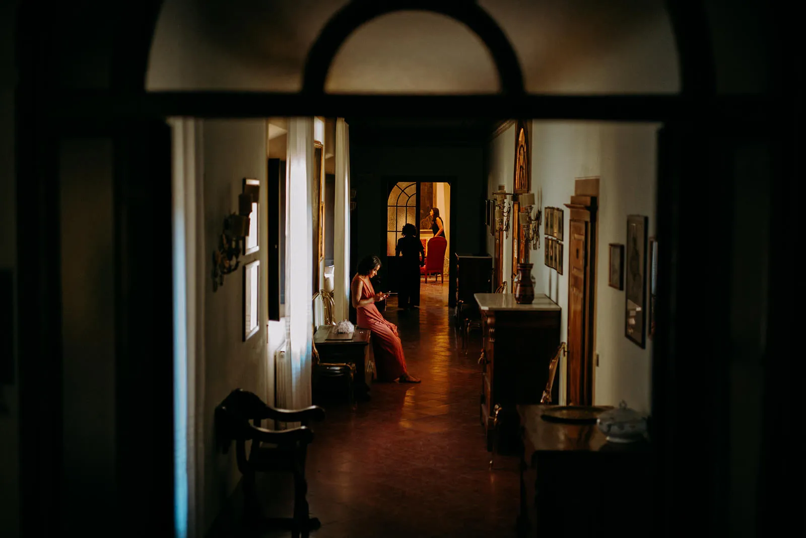 Bride's getting ready - Wedding in Chianti, Tuscany