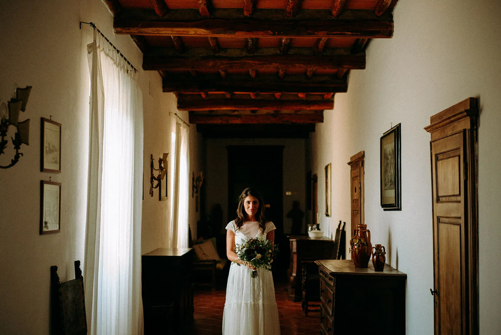 Bride's getting ready - Wedding in Chianti, Tuscany