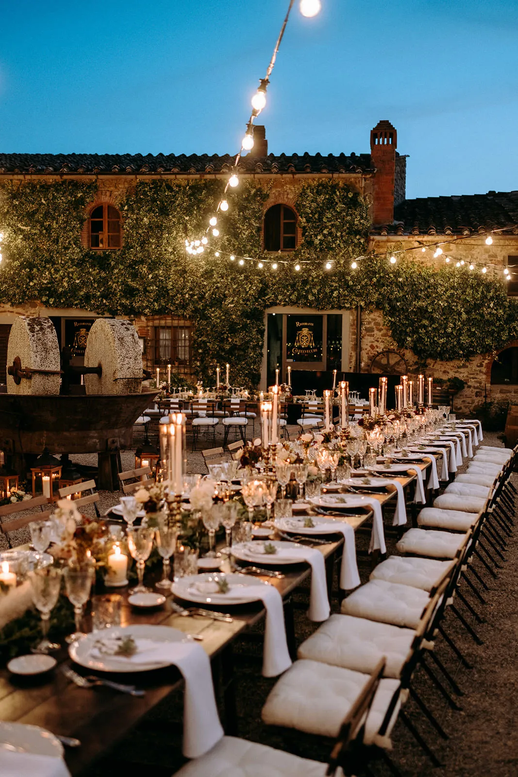 Reception - Wedding in Chianti, Tuscany