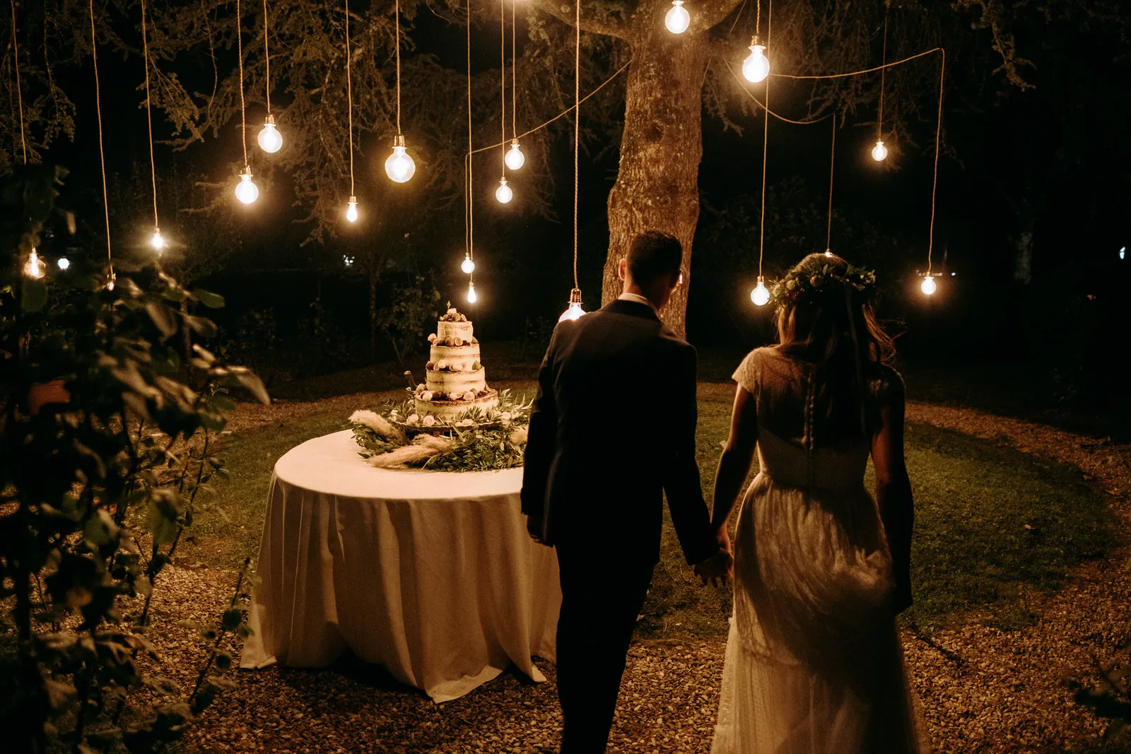 Cutting of the cake - Wedding in Chianti, Tuscany