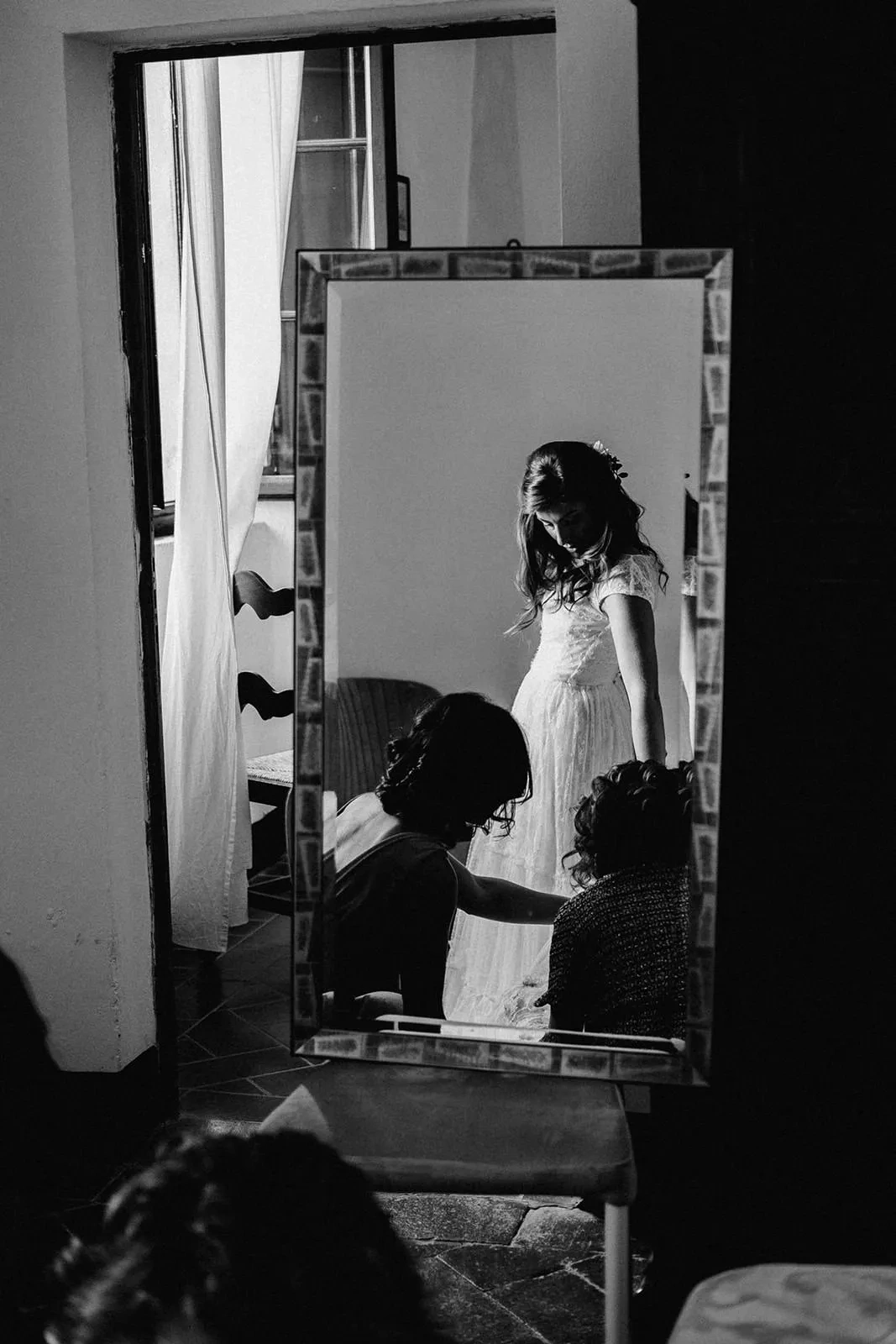 Bride's getting ready - Wedding in Chianti, Tuscany