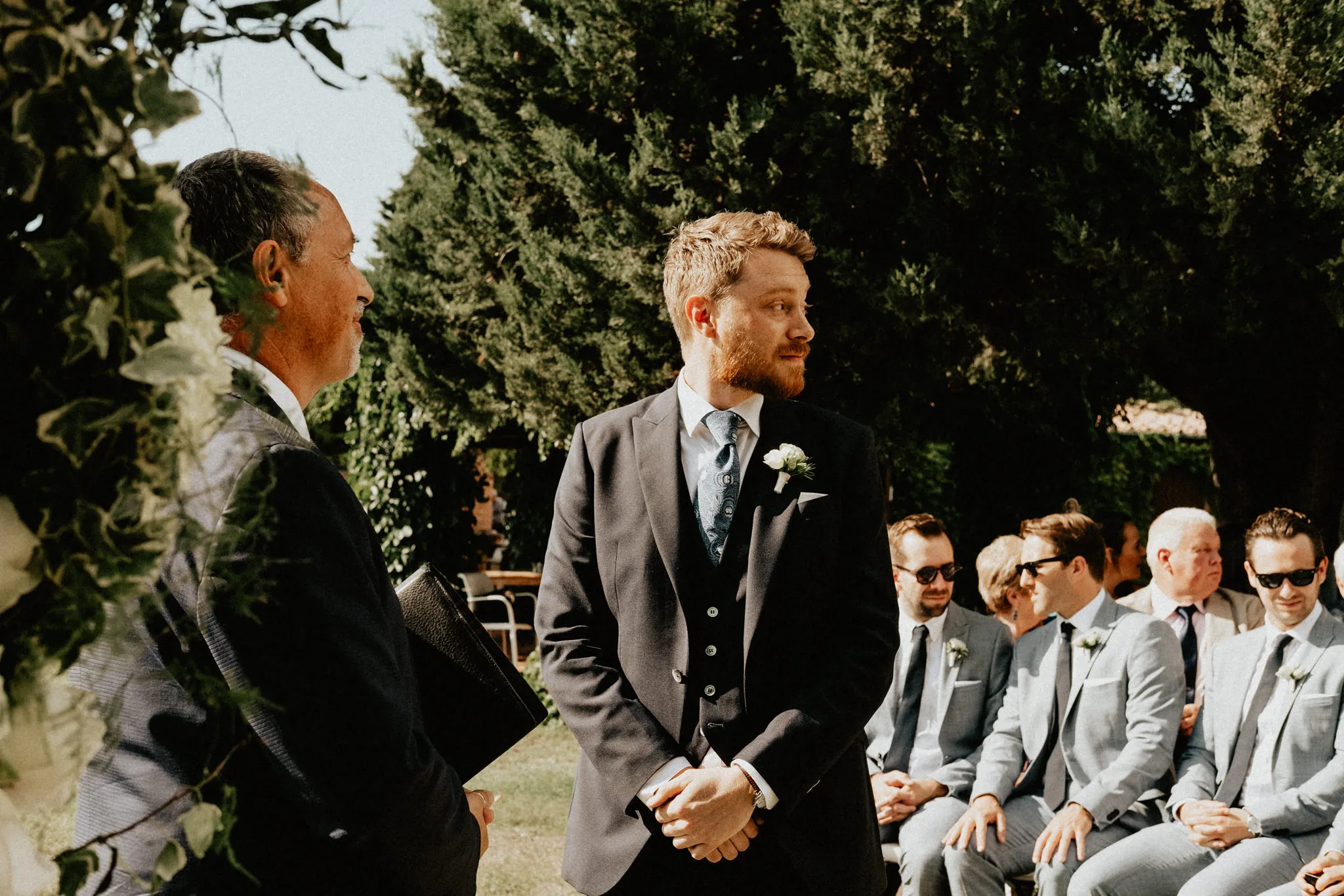 Wedding in Villa Ulignano, Volterra, Tuscany - Ceremony