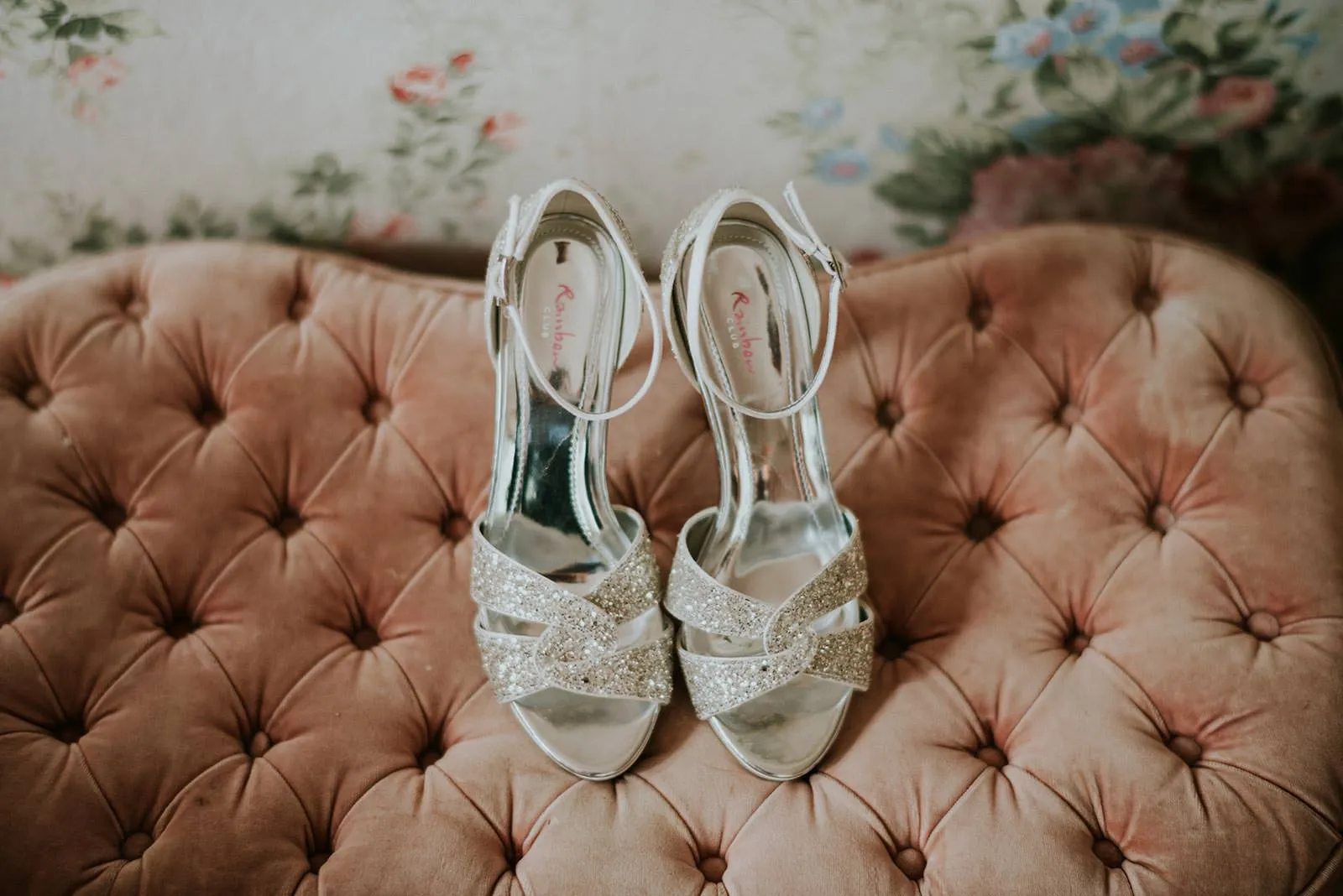 Bride getting ready - Wedding Bride shoes