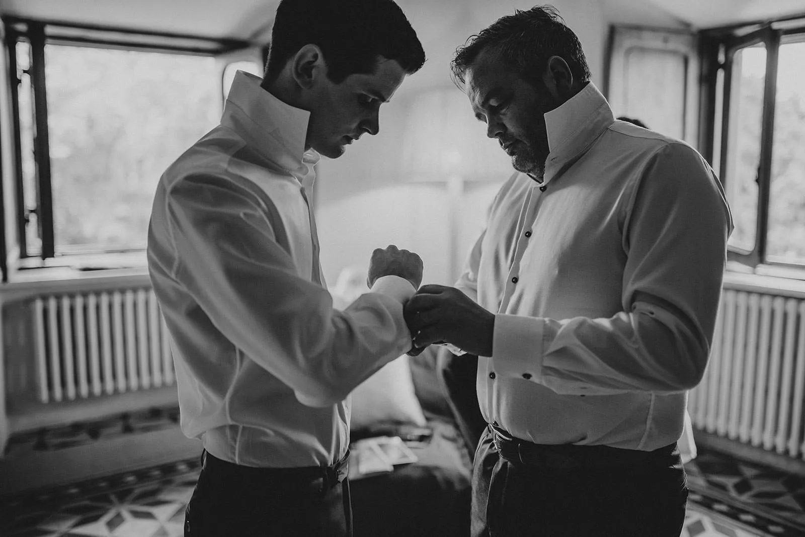 Groom Getting Ready - Groom Getting Ready in Volterra, Tuscany