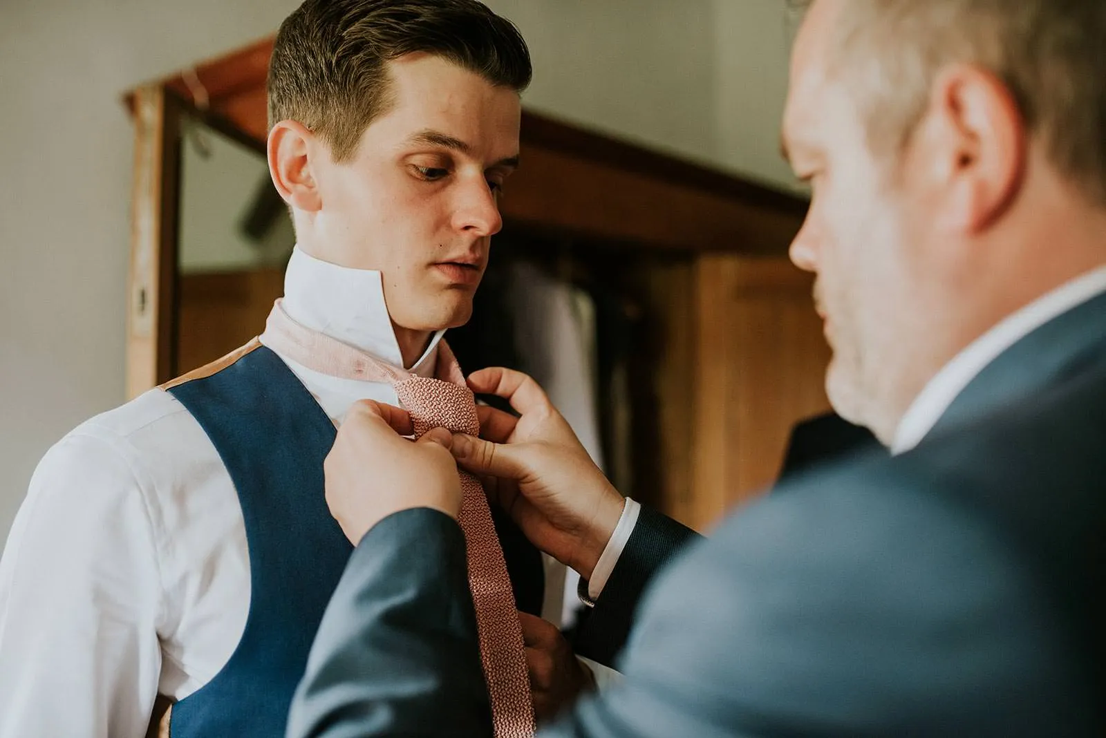 Groom Getting Ready - Groom Getting Ready in Volterra, Tuscany