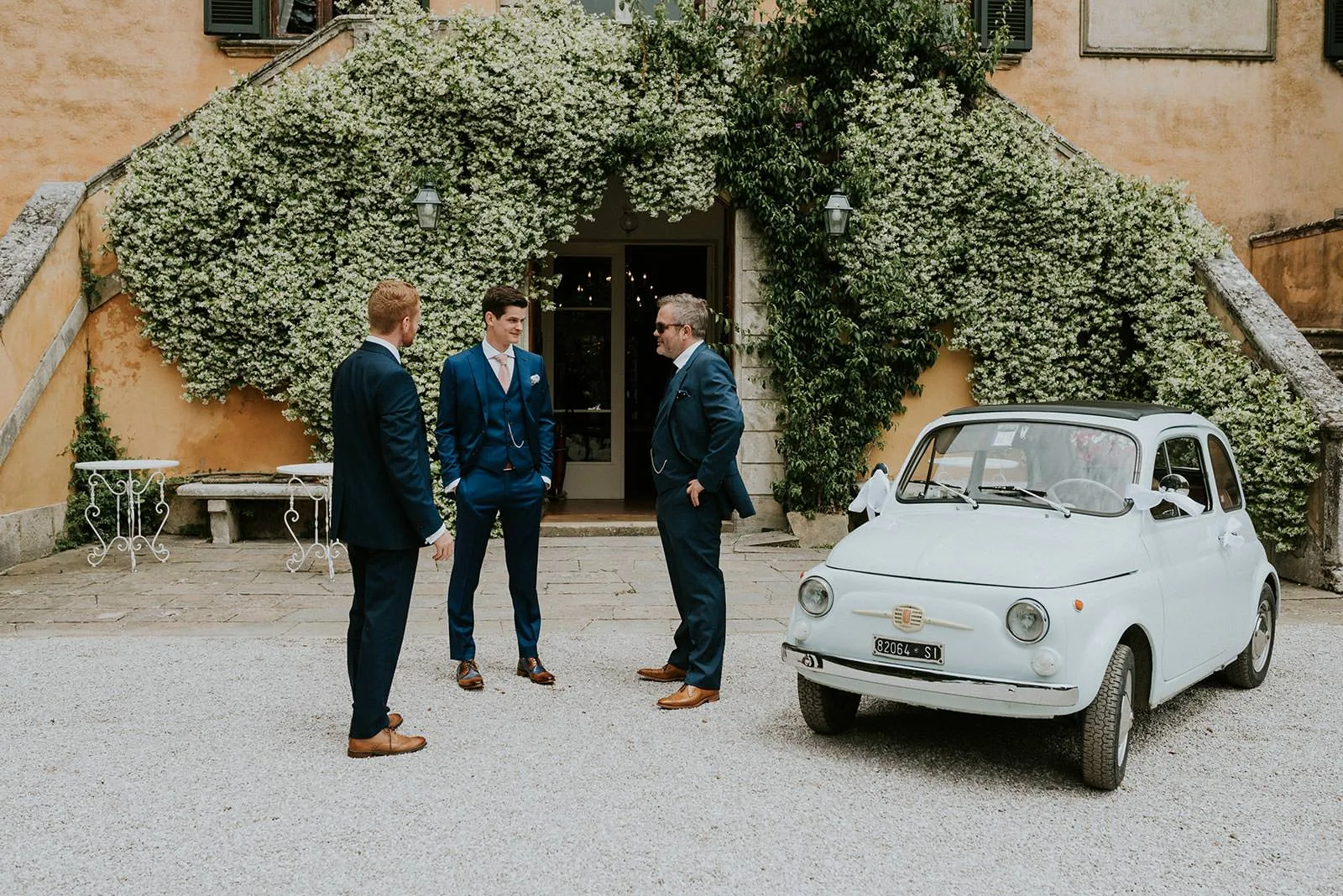 Groom Getting Ready - Groom Getting Ready in Volterra, Tuscany