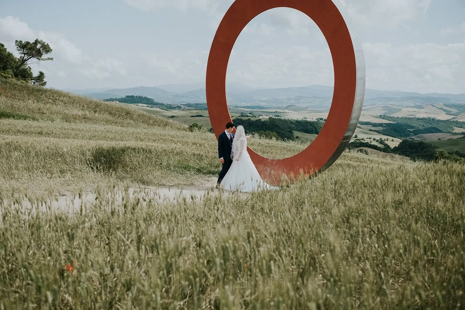 Portraits - Wedding Couple Portraits in Tuscany