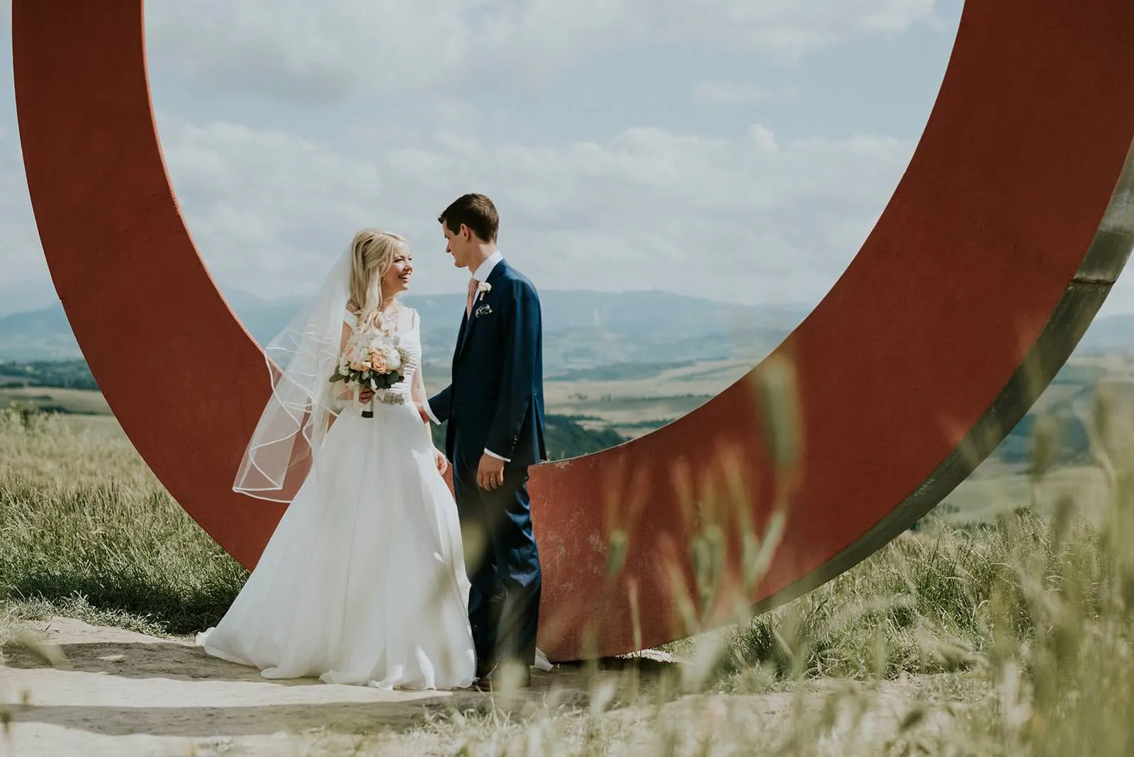 Portraits - Wedding Couple Portraits in Tuscany